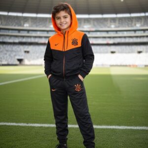 Conjunto Agasalho Infantil Corinthians