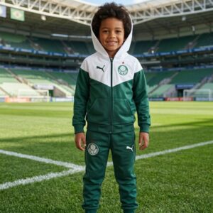 Conjunto Agasalho Infantil Palmeiras