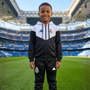 Conjunto Agasalho Infantil Real Madrid